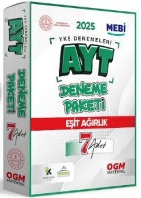 İnformal Yayınları 2025 YKS - AYT MEBİ ONLİNE Güncel EŞİT AĞIRLIK TM 7li Seri Deneme Fasikül Paketi - 1