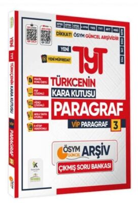 İnformal Yayınları 2025 YKS-TYT Türkçenin Kara Kutusu PARAGRAF 3 VİP ÖSYM Çıkmış Soru Havuzu Bankası Video-PDF Çözümlü - 1