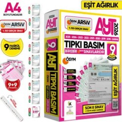 AYT 2026 Eşit Ağırlık Tıpkı Basım 9`lu Paket - İnformal Yayınları