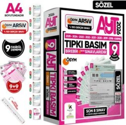 İnformal Yayınları AYT Sözel Tıpkı Basım 9`lu Paket - İnformal Yayınları