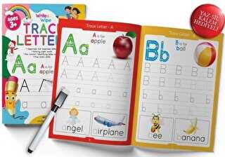 Trace Letters Write and Wipe Activity - MK Publications