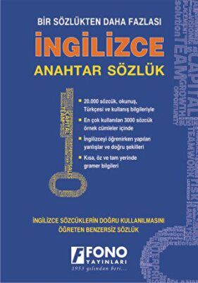 İngilizce Anahtar Sözlük kapağı