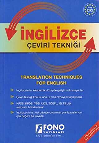 İngilizce Çeviri Tekniği - Fono Yayınları