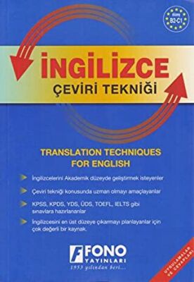 İngilizce Çeviri Tekniği kapağı