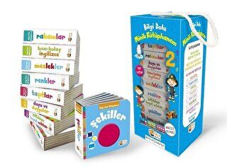 İngilizce Destekli Bilgi Dolu Minik Kütüphanem 9 Kitap - Mavi Kutu kapağı