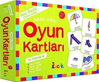 İngilizce Destekli Oyun Kartları - Zıt Kavramlar - Bıcırık Yayınları