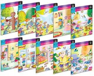 İngilizce Hikaye Seti 10 Kitap İlkokul 2. Sınıf Karekod Dinlemeli - MK Publications