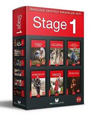 İngilizce Hikaye Seti Stage 1 6 Kitap Takım - MK Publications