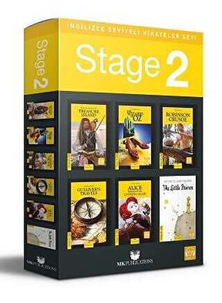 İngilizce Hikaye Seti Stage 2 6 Kitap Takım - MK Publications