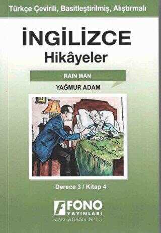 İngilizce Hikayeler - Yağmur Adam Derece 3 - Fono Yayınları