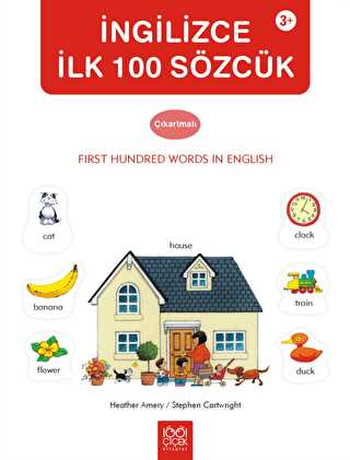 İngilizce İlk 100 Sözcük Çıkartmalı