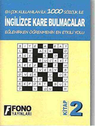 İngilizce Kare Bulmacalar 2. Kitap - Fono Yayınları
