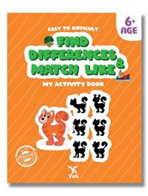 İngilizce Kolaydan Zora Farkı Bul Benzerini Eşleştir Kitabı - 1