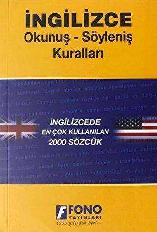 İngilizce Okunuş - Söyleniş Kuralları - Fono Yayınları