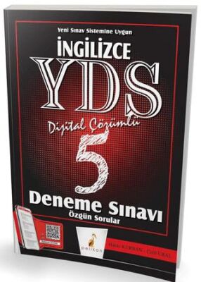 Pelikan Tıp Teknik Yayıncılık İngilizce YDS Çözümlü 5 Deneme Sınavı Özgün Sorular - Açıklamalı Çözümler - 1