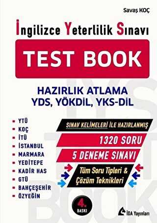 İDA Yayınları İngilizce Yeterlilik Sınavı - Test Book