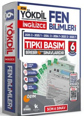 İngilizce YÖKDİL Fen Bilimleri Tıpkı Basım 6 lı Deneme - 1