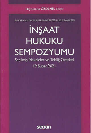 İnşaat Hukuku Sempozyumu - 1