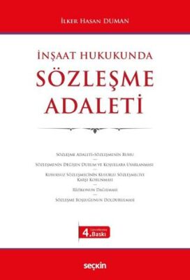 İnşaat Hukukunda Sözleşme Adaleti - 1
