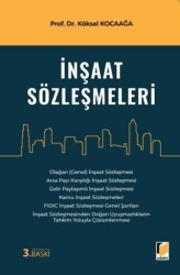 İnşaat Sözleşmeleri - Adalet Yayınevi