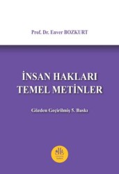 İnsan Hakları Temel Metinler - Legem Yayınevi