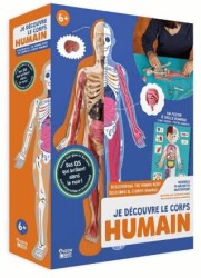 İnsan Vücudunu Keşfediyorum Poster -Model ve Kitap - Auzou Toys