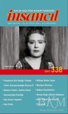 İnsancıl Aylık Kültür Sanat Dergisi Sayı: 338 Eylül 2018 - 2