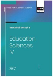 İnternational Research in Education Sciences IV - Eğitim Yayınevi - Bilimsel Eserler