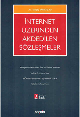 İnternet Üzerinden Akdedilen Sözleşmeler - Seçkin Yayıncılık