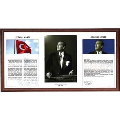 Interpano Lamine Çerçeve Demonte Atatürk Köşesi 50x90