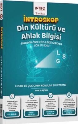 İntro Yayınları 8. Sınıf LGS Din Kültürü ve Ahlak Bilgisi İntroskop Soru Bankası - 1