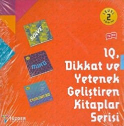IQ Dikkat ve Yetenek Geliştiren Kitaplar Serisi Level 2 7-8-9 Yaş 3 Kitap Takım - TÜZDER Yayınları