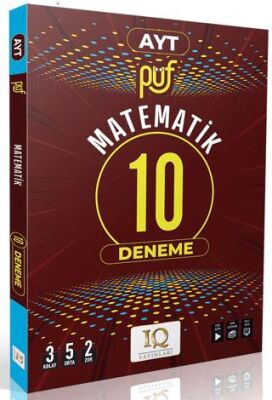 IQ Yayınları IQ Yayınları AYT Matematik Püf 10 Branş Denemesi - 1