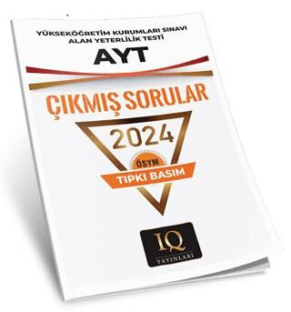 Tıpkı Basım AYT ÖSYM Çıkmış Sorular 2024 - 1
