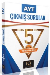 Tıpkı Basım AYT ÖSYM Çıkmış Sorular 2024 - IQ Yayınları