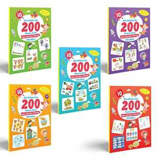 IQ Zeka Gelişimi için 200 Heyecan Verici 5`li Etkinlik Seti - Dikkat Atölyesi Yayınları