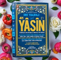 İri Yazılı Yasin Kitabı Orta Boy - Lacivert - Medrese Kitabevi
