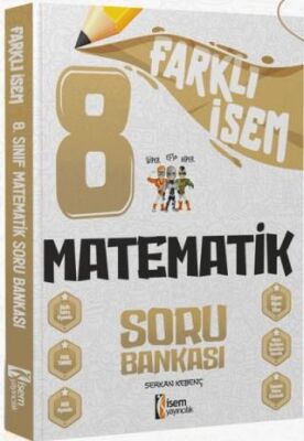 İSEM Yayıncılık 8. Sınıf Farklı İsem Matematik Soru Bankası - 1