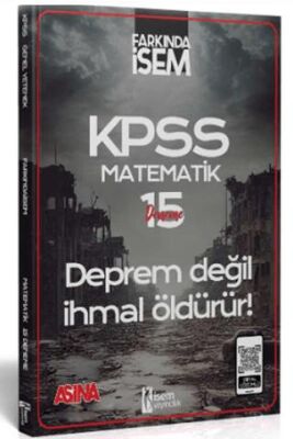 İSEM Yayıncılık Farkında İsem KPSS Aşina Matematik 15 Deneme - 1