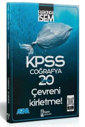 İSEM Yayıncılık 2024 Farkında İsem KPSS Coğrafya 20 Deneme - İSEM Yayıncılık