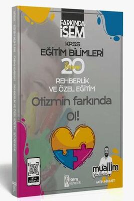 İSEM Yayıncılık 2024 Farkında İsem KPSS Eğitim Bilimleri Rehberlik ve Özel Eğitim 20 Deneme - 1