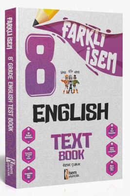 İSEM Yayıncılık Farklı İsem 8. Sınıf İngilizce Soru Bankası - 1