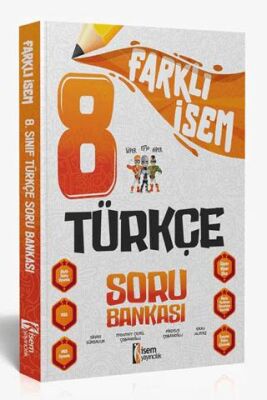 İSEM Yayıncılık Farklı İsem 8. Sınıf Türkçe Soru Bankası - 1