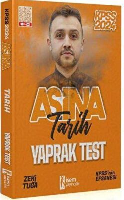 İSEM Yayıncılık 2024 KPSS Aşina Tarih Yaprak Test - 1