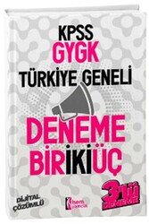 İSEM Yayıncılık 2024 KPSS GYGK Türkiye Geneli Birikiüç 3`lü Deneme - İSEM Yayıncılık