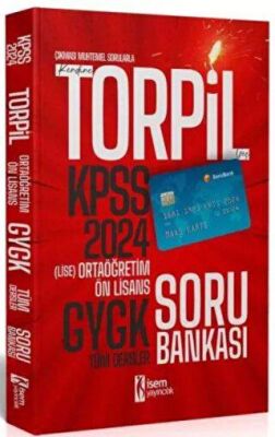 İSEM Yayıncılık 2024 KPSS Torpil Ortaöğretim - Ön Lisans Soru Bankası - 1