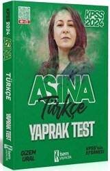 İSEM Yayıncılık 2024 KPSS Türkçe Aşina Yaprak Test - İSEM Yayıncılık