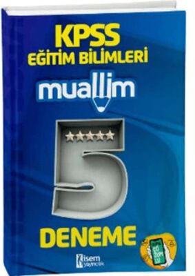 İSEM Yayıncılık 2025 İsem KPSS Eğitim Bilimleri Muallim 5 Deneme - 1