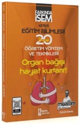 İSEM Yayıncılık KPSS Eğitim Bilimleri Öğretim Yöntem ve Teknikleri Muallim 20 Deneme Çözümlü - İSEM Yayıncılık