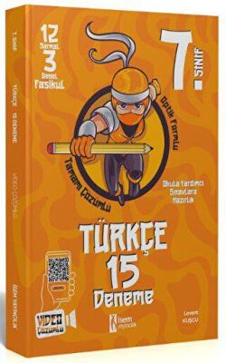 İSEM Yayıncılık İsem Yayınları 7. Sınıf Türkçe 15 Deneme Video Çözümlü - 1